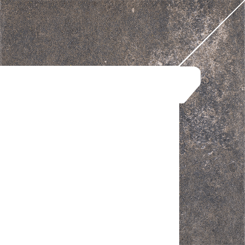 Плинтус Paradyz Viano Antracite Cokol 2 El.-Prawy 8,1X30 см Z---081X300-1-VIAN.ANPR-C