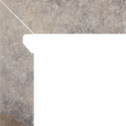 Плінтус Paradyz Viano Grys Cokol 2 El.-Lewy 8,1X30 см Z---081X300-1-VIAN.GRLE-C