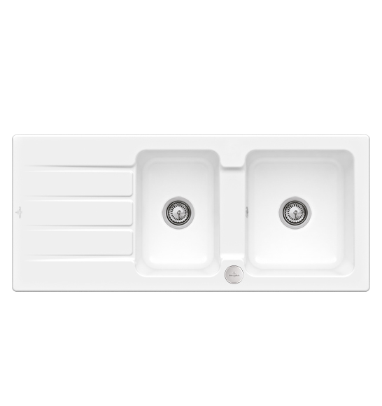 Мойка для кухни Villeroy & Boch Architectura 80 116х51 см керамика snow white 338002KG