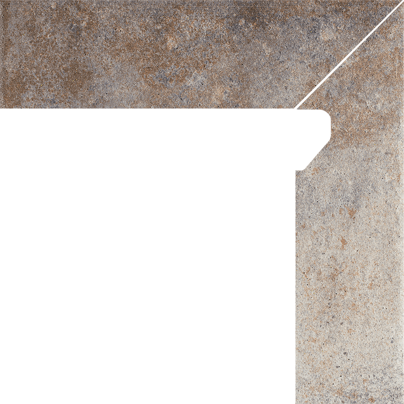 Плинтус Paradyz Viano Grys Cokol 2 El.-Prawy 8,1X30 см Z---081X300-1-VIAN.GRPR-C