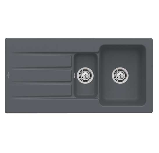 Мойка для кухни Villeroy & Boch Architectura 60 XR 100х51 см керамика graphite 336501i4