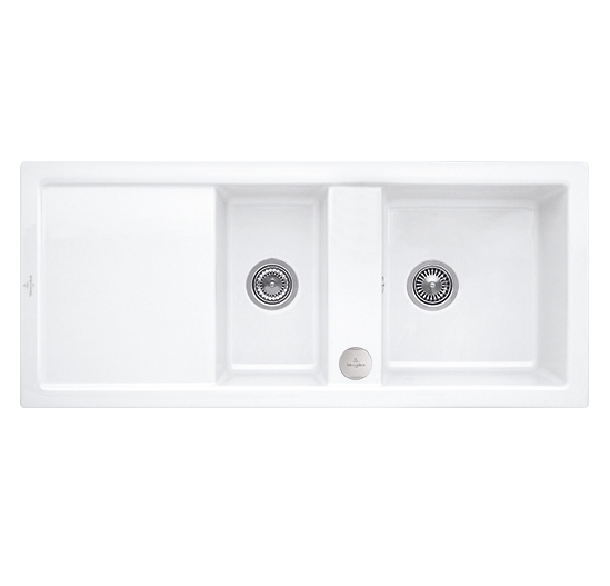 Мойка для кухни Villeroy & Boch Subway 80 116х51 см керамика snow white 672602KG