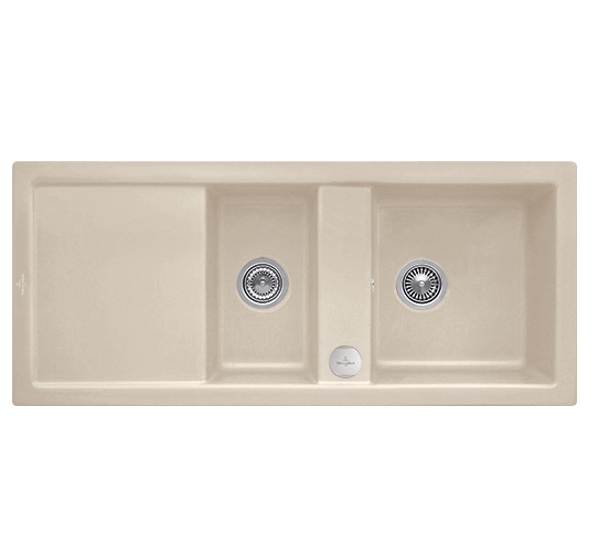 Мийка для кухні Villeroy & Boch Subway 80 116х51 см кераміка almond 672602AM