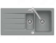 Мойка для кухни Villeroy & Boch Architectura 60 XR 100х51 см керамика stone 336502SL