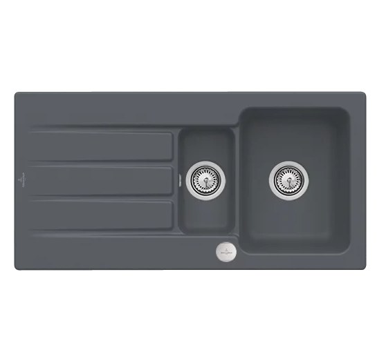 Мойка для кухни Villeroy & Boch Architectura 60 XR 100х51 см керамика graphite 336502i4