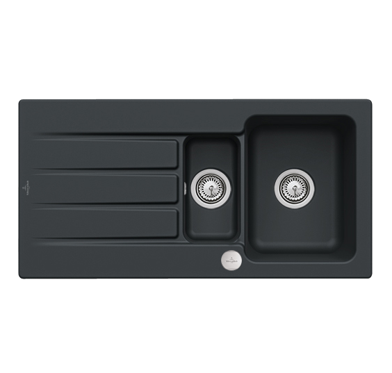 Мойка для кухни Villeroy & Boch Architectura 60 XR 100х51 см керамика ebony 336502S5
