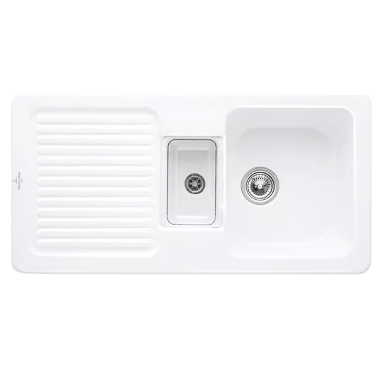 Мийка для кухні Villeroy & Boch Condor 60 100х51 см кераміка white alpin 675901R1