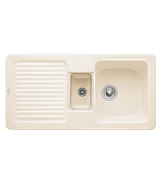 Мийка для кухні Villeroy & Boch Condor 60 100х51 см кераміка сrema 675901KR