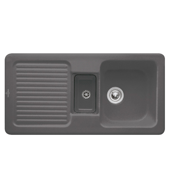 Мийка для кухні Villeroy & Boch Condor 60 100х51 см кераміка graphite 675901i4