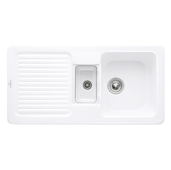 Мийка для кухні Villeroy & Boch Condor 60 100х51 см кераміка snow white 675901KG