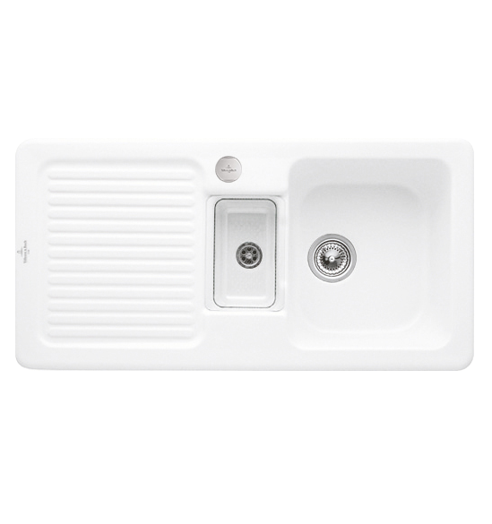 Мийка для кухні Villeroy & Boch Condor 60 100х51 см кераміка stone white 675902RW