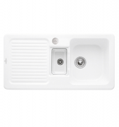 Мийка для кухні Villeroy & Boch Condor 60 100х51 см кераміка stone white 675902RW