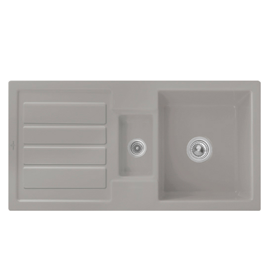 Мийка для кухні Villeroy & Boch Flavia 60 101х51 см кераміка fossil 330401KD