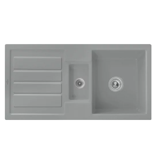 Мийка для кухні Villeroy & Boch Flavia 60 101х51 см кераміка stone 330401SL