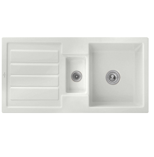 Мийка для кухні Villeroy & Boch Flavia 60 101х51 см кераміка steam 330401SM