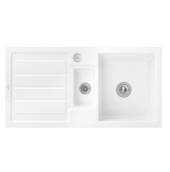 Мойка для кухни Villeroy & Boch Flavia 60 101х51 см керамика white alpin 330402R1