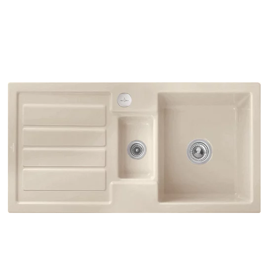 Мойка для кухни Villeroy & Boch Flavia 60 101х51 см керамика almond 330402AM
