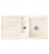 Мийка для кухні Villeroy & Boch Flavia 60 101х51 см кераміка сrema 330402KR