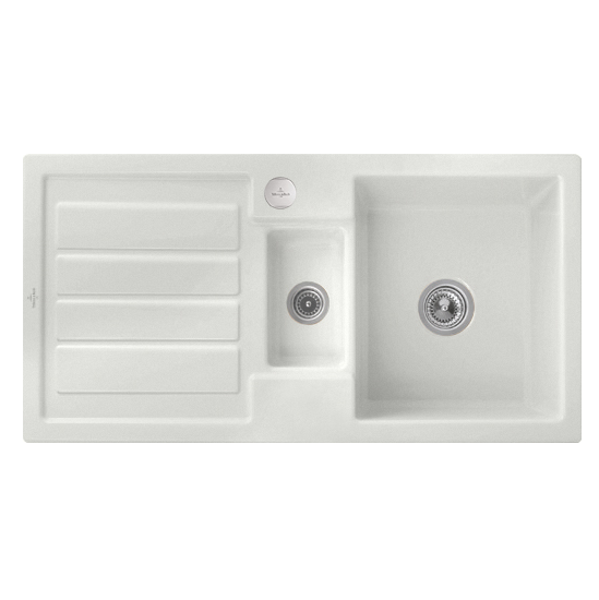 Мийка для кухні Villeroy & Boch Flavia 60 101х51 см кераміка steam 330402SM