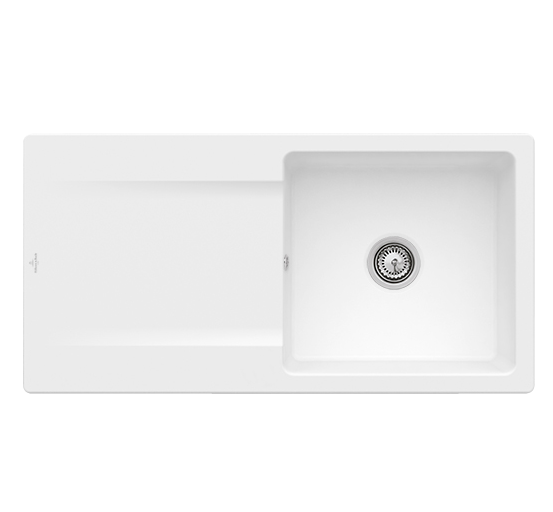 Мойка для кухни Villeroy & Boch Siluet 60 100х51 см керамика stone white 333601RW