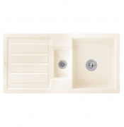 Мийка для кухні Villeroy & Boch Flavia 60 101х51 см кераміка сrema 330401KR