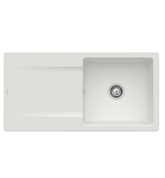 Мийка для кухні Villeroy & Boch Siluet 60 100х51 см кераміка steam 333601SM