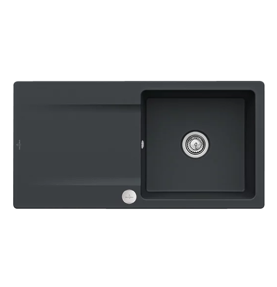 Мойка для кухни Villeroy & Boch Siluet 60 100х51 см керамика ebony 333602S5