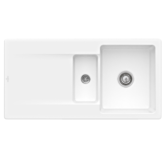 Мойка для кухни Villeroy & Boch Siluet 60 R 100х51 см керамика white alpin 333701R1