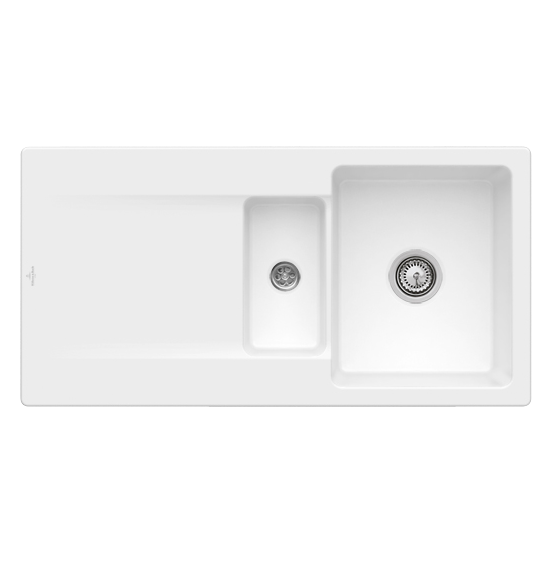 Мойка для кухни Villeroy & Boch Siluet 60 R 100х51 см керамика stone white 333701RW