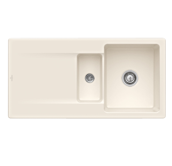 Мийка для кухні Villeroy & Boch Siluet 60 R 100х51 см кераміка Сrema 333701KR