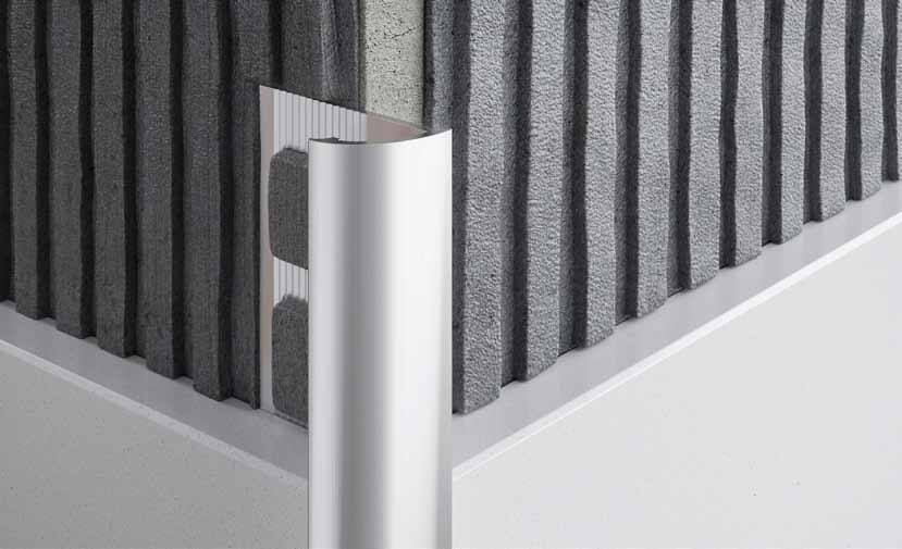 Наружный профиль овальный Salag h10 мм 2.5 м серебряный анодированный A02001