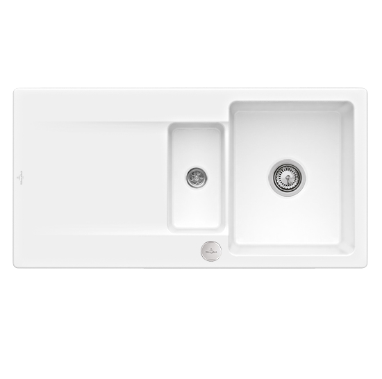 Мойка для кухни Villeroy & Boch Siluet 60 R 100х51 см керамика white alpin 333702R1
