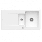 Мийка для кухні Villeroy & Boch Siluet 60 R 100х51 см кераміка white alpin 333702R1