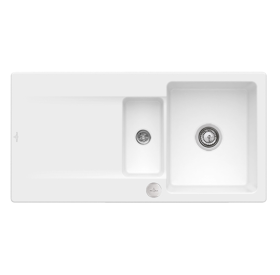 Мойка для кухни Villeroy & Boch Siluet 60 R 100х51 см керамика stone white 333702RW