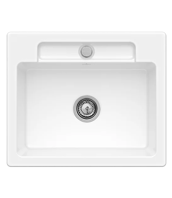 Мийка для кухні Villeroy & Boch Siluet 60 S 60х51 см кераміка white alpin 334601R1