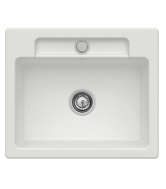 Мийка для кухні Villeroy & Boch Siluet 60 S 60х51 см кераміка steam 334601SM