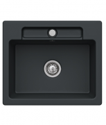 Мойка для кухни Villeroy & Boch Siluet 60 S 60х51 см керамика ebony 334601S5
