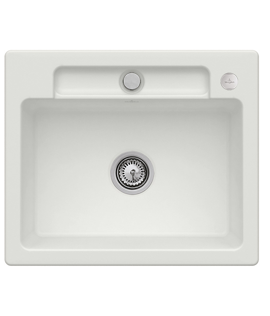 Мийка для кухні Villeroy & Boch Siluet 60 S 60х51 см кераміка steam 334602SM