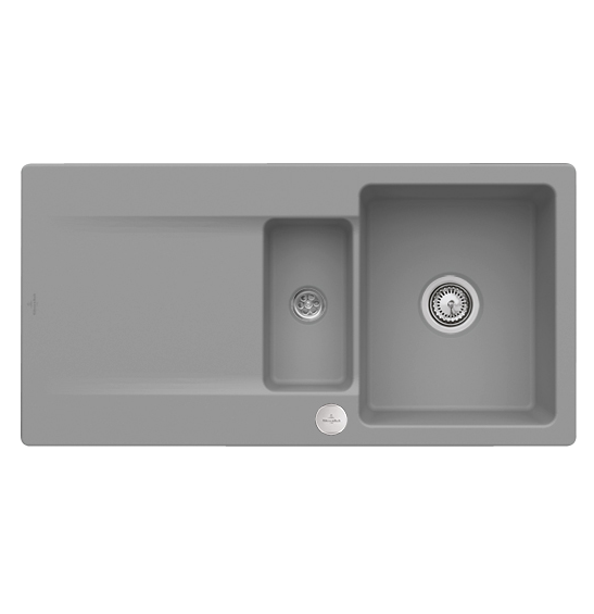 Мийка для кухні Villeroy & Boch Siluet 60 R 100х51 см кераміка stone 333702SL