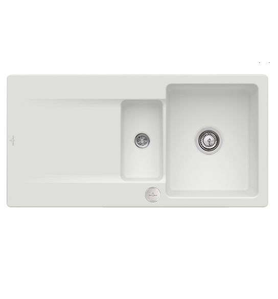 Мийка для кухні Villeroy & Boch Siluet 60 R 100х51 см кераміка steam 333702SM