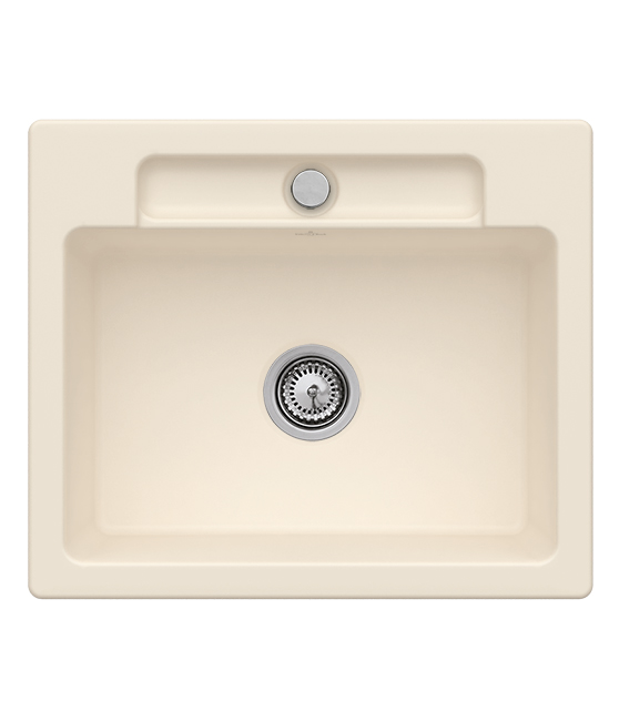 Мийка для кухні Villeroy & Boch Siluet 60 S 60х51 см кераміка ivory 334601FU