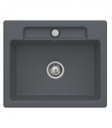 Мийка для кухні Villeroy & Boch Siluet 60 S 60х51 см кераміка graphite 334601i4
