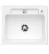 Мийка для кухні Villeroy & Boch Siluet 60 S 60х51 см кераміка white alpin 334602R1