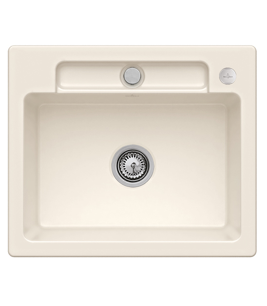 Мийка для кухні Villeroy & Boch Siluet 60 S 60х51 см кераміка crema 334602KR
