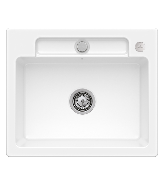 Мойка для кухни Villeroy & Boch Siluet 60 S 60х51 см керамика snow white 334602KG
