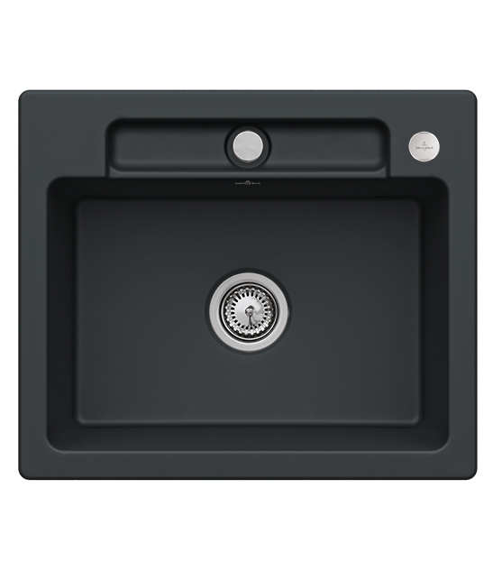 Мойка для кухни Villeroy & Boch Siluet 60 S 60х51 см керамика ebony 334602S5