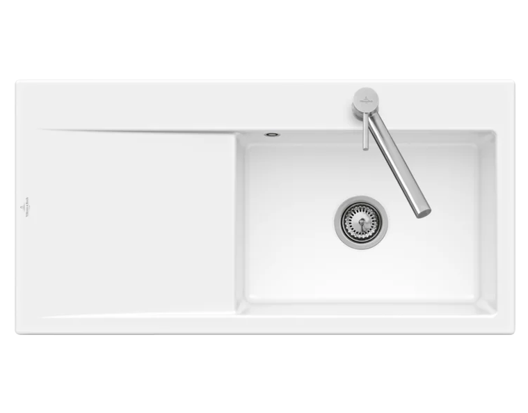 Мийка для кухні Villeroy & Boch Subway Style 60 100х51 см чаша справа кераміка white alpin 336101R1