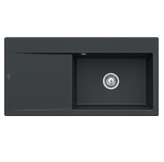 Мойка для кухни Villeroy & Boch Subway Style 60 100х51 см чаша справа керамика ebony 336101S5