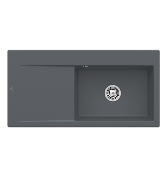 Мийка для кухні Villeroy & Boch Subway Style 60 100х51 см чаша справа кераміка graphite 336102i4