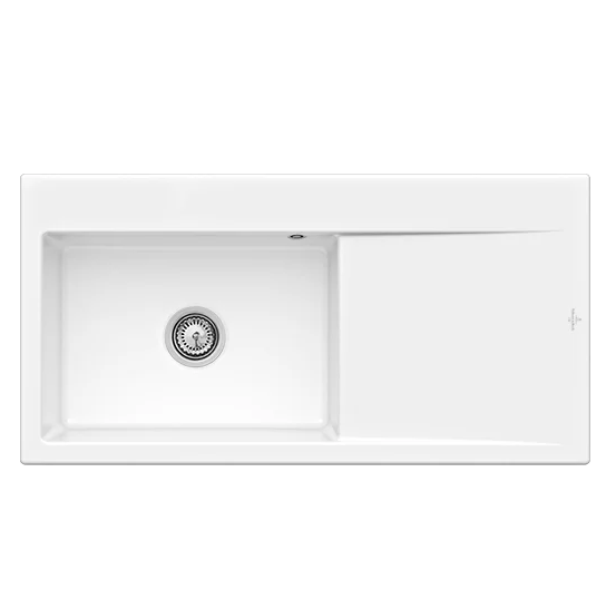 Мойка для кухни Villeroy & Boch Subway Style 60 100х51 см чаша слева керамика white alpin 336201R1